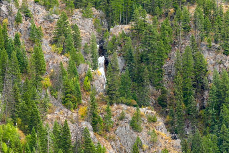 Holland Lake and Falls [Flathead National Forest]